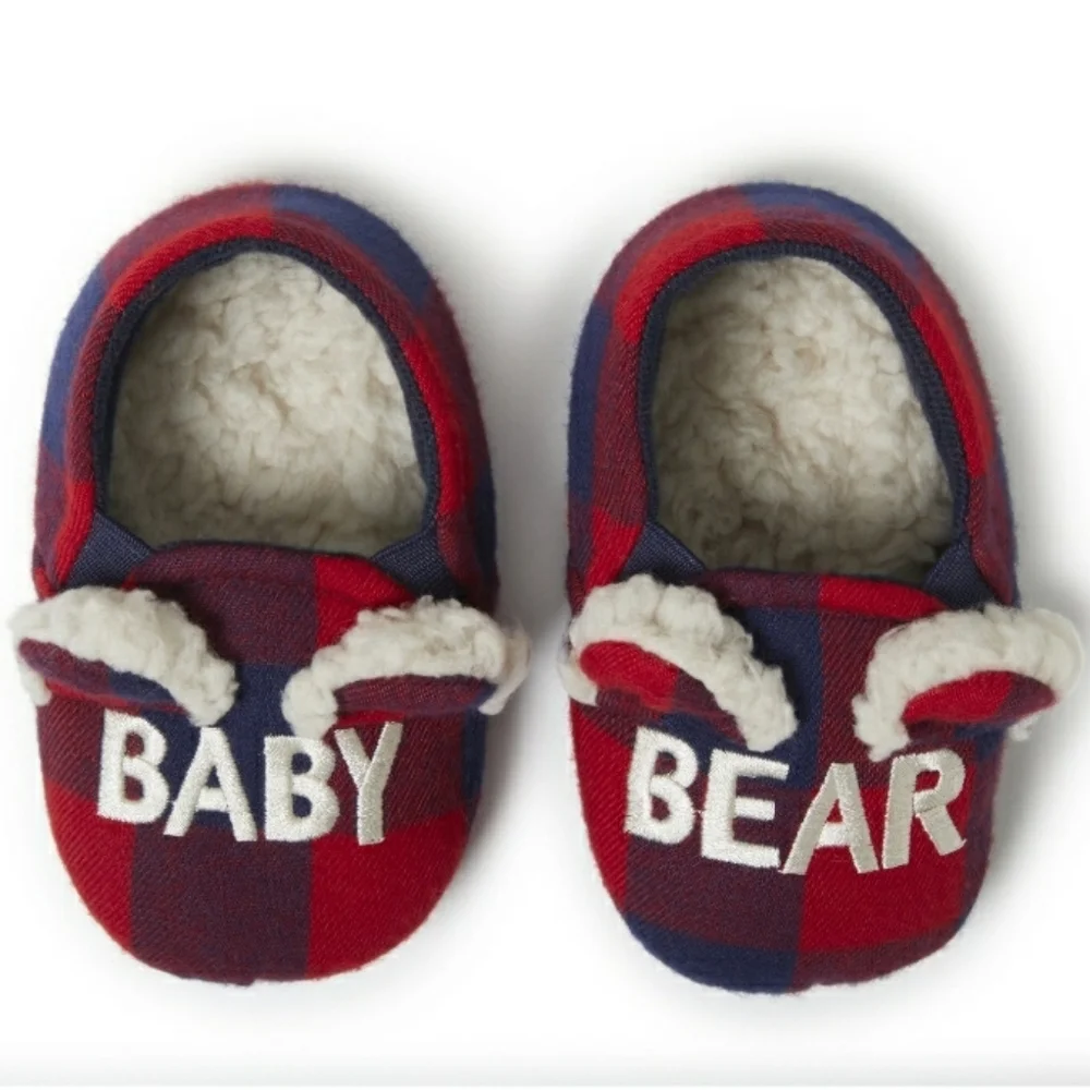Baby bear holiday  slippers